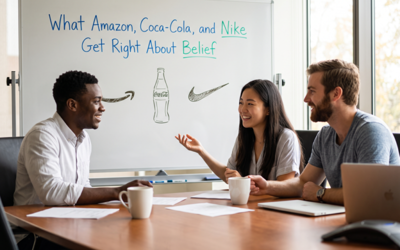 What Amazon, Coca-Cola, and Nike Get Right About Belief