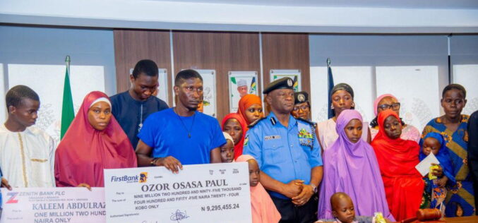 IGP Disu disburses ₦2.3bn insurance benefits to families of 2,971 fallen officers