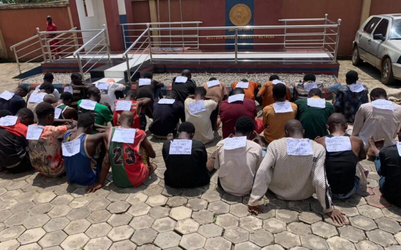 Ondo Amotekun arrests 53 suspects, including 21 foreigners