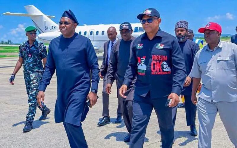 Peter Obi arrives Jos, set to visit Mangu attack victims