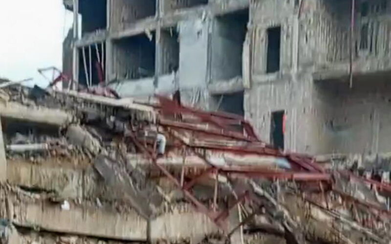 One killed, many trapped, as four-storey building collapses in Enugu