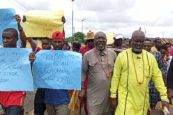 Kerebiri-Mein chiefs, youths protest delayed staff of office