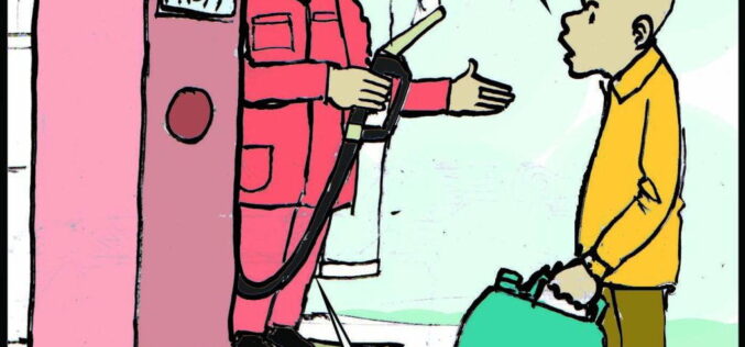Cartoon: ‘Blink, and petrol become N2,000 per litre’