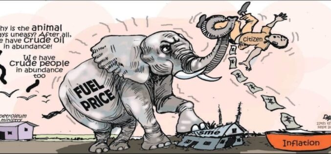 Cartoon: Nigerian subsidy elephantiasis