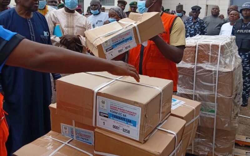 INEC distributes sensitive materials for Gombe by-election