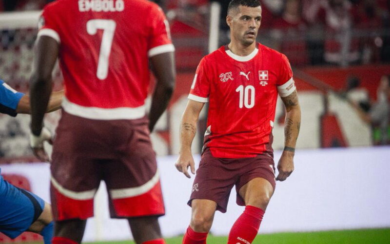 Switzerland to play without Xhaka over fake Covid certificate