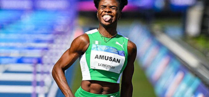 Amusan wins silver at World Athletics Ultimate Championship