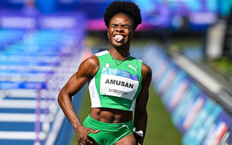 Amusan wins silver at World Athletics Ultimate Championship