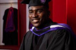 Super Eagles striker Taiwo Awoniyi graduates from PFA Business School