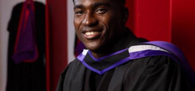 Super Eagles striker Taiwo Awoniyi graduates from PFA Business School