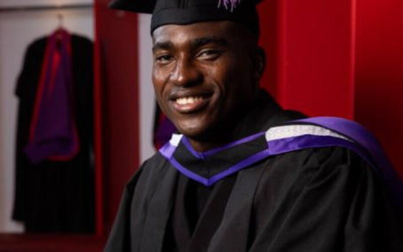 Super Eagles striker Taiwo Awoniyi graduates from PFA Business School