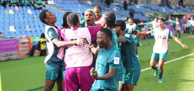 Nigeria shock England 3-0 to reach U-20 Women’s World Cup quarter-finals