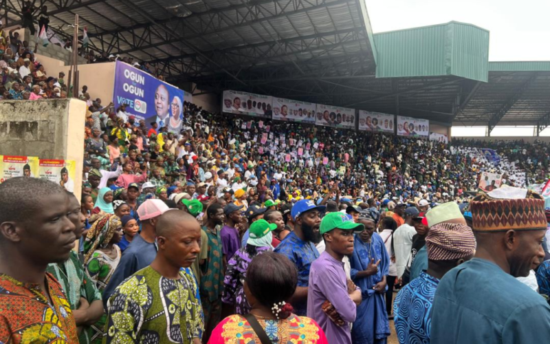 Massive Crowd as PDP Flags-off Campaign for Ogun 2027 Governorship Poll