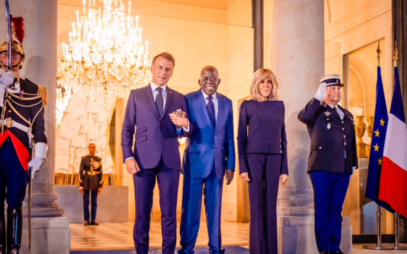 Macron Hosts Tinubu To Private Dinner In Paris