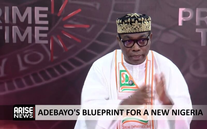 Adewole Adebayo: SDP Will Eliminate Poverty And Deal With Insecurity In Four Years