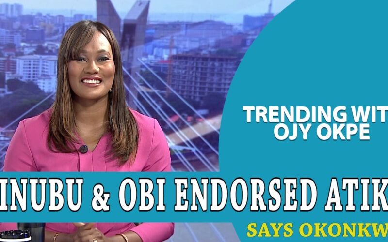 Tinubu & Obi Endorsed Atiku In The Past, Says Okonkwo + Peter Obi: Our Past Is Not Our Destiny – Trending With Ojy Okpe