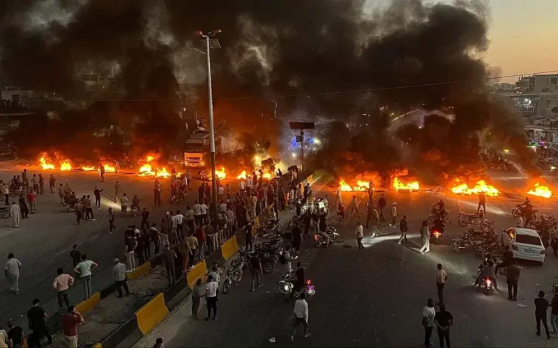 Syria protests erupt as fuel prices soar by 40%