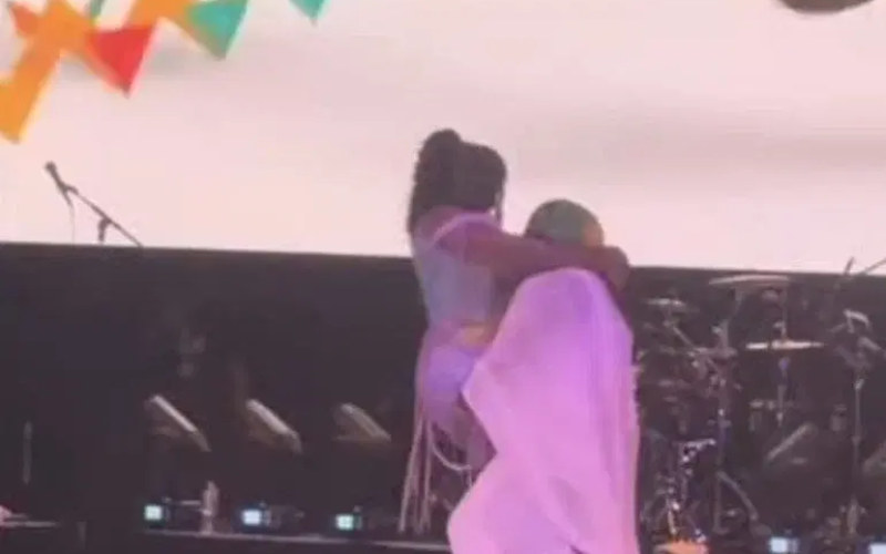 ‘My husband is angry’ – Real Warri Pikin apologises after Timaya stage moment